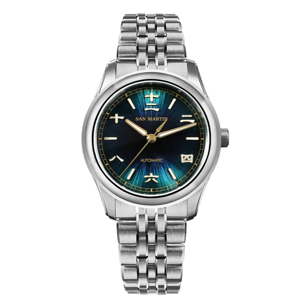 San Martin New Version 39mm Sunburst Jianzhan Dial Miyota 90S5 Automatic Mechanical SN0144CG - image 1