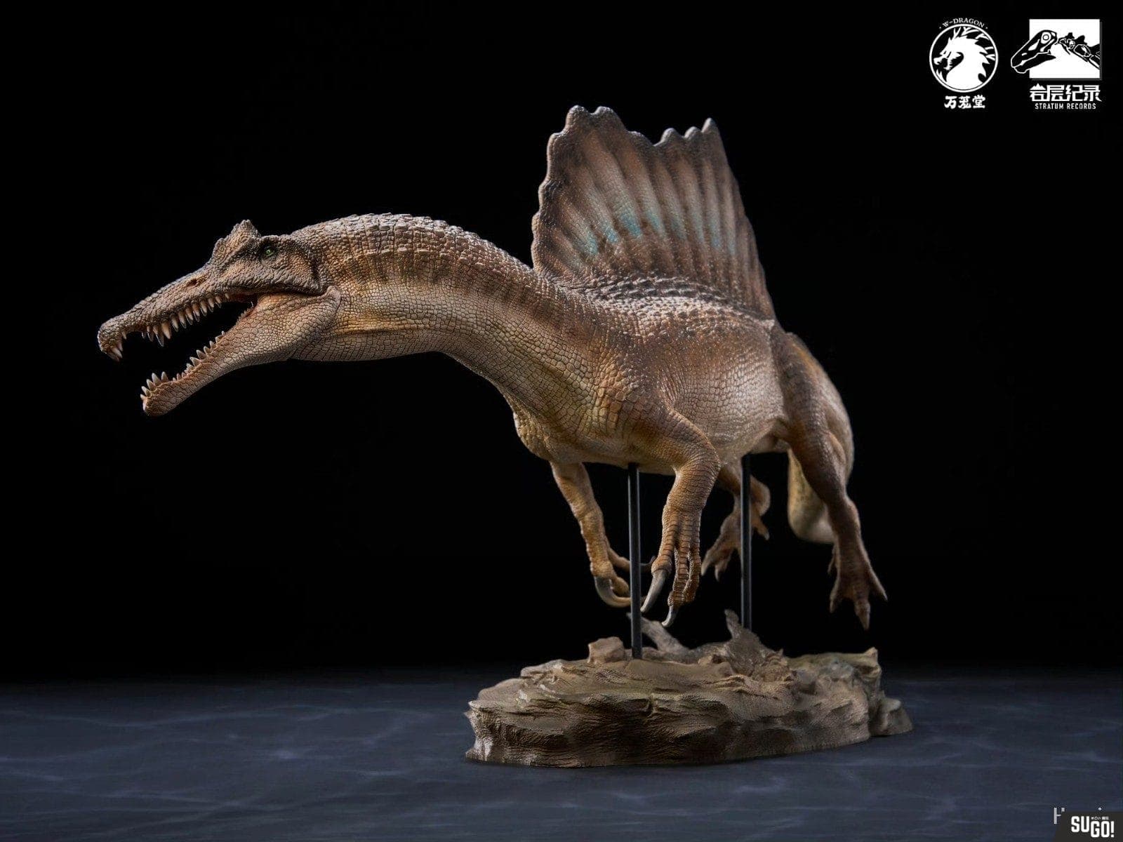 W-Dragon Spinosaurus Aegyptiacus Stratum Records Series 1/35 Scale PVC Figure - image 1