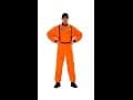 Widmann Astronautenanzug Overall Kostüm (XL, Orange) - image 1