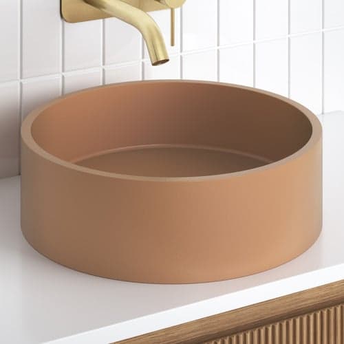 Clover 382mm Round Concrete Above Counter Basin - image 1