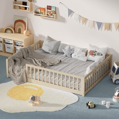Ettie Pine Wood Bed Frame - image 1