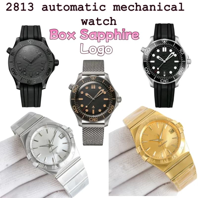 Top Men's Watch 2813 Automatic Mechanical Movement 904L Stainless Steel/Rubber Waterproof Luminous Luxury Watch - image 1