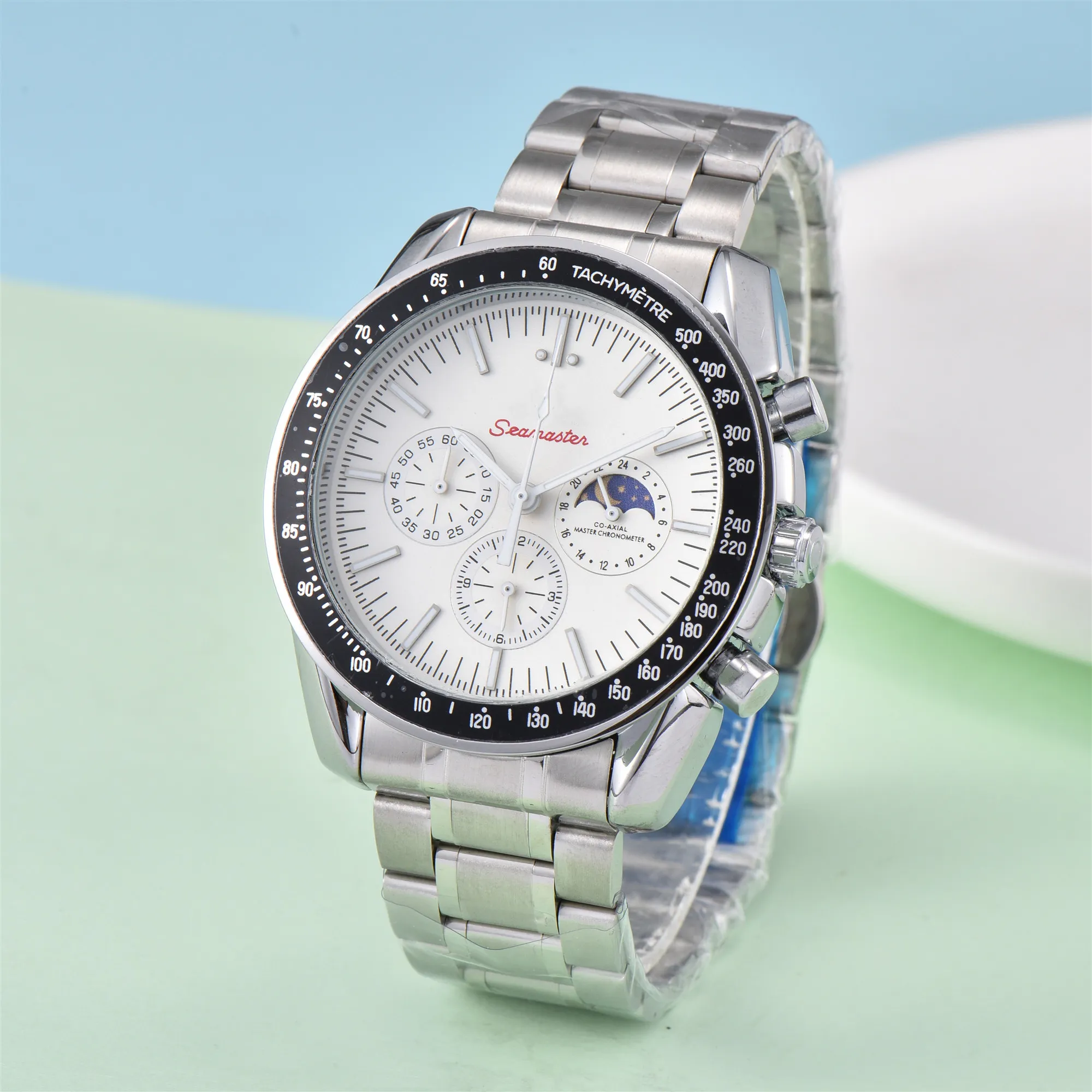 Omega Speedmaster Automatic Quartz Watch - Men's Classic Moonwatch Surface Design - Model 615310.30.42 - image 1