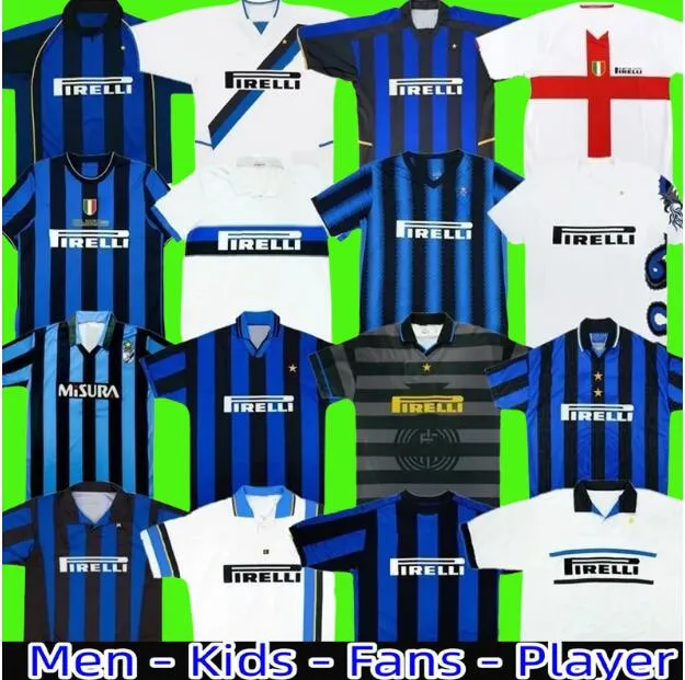 Inter Retro Soccer jersey finals 2009 Milan MILITO SNEIJDER ZANETTI Eto'o Football 97 98 99 95 96 03 Djorkaeff ADRIANO 10 11 07 08 09 BATISTUTA Zamorano RONALDO - image 1