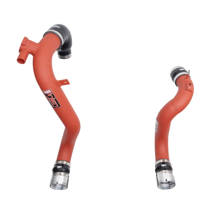Injen SES Intercooler Pipes (Wrinkle Red) - SES9300ICPWR - image 1