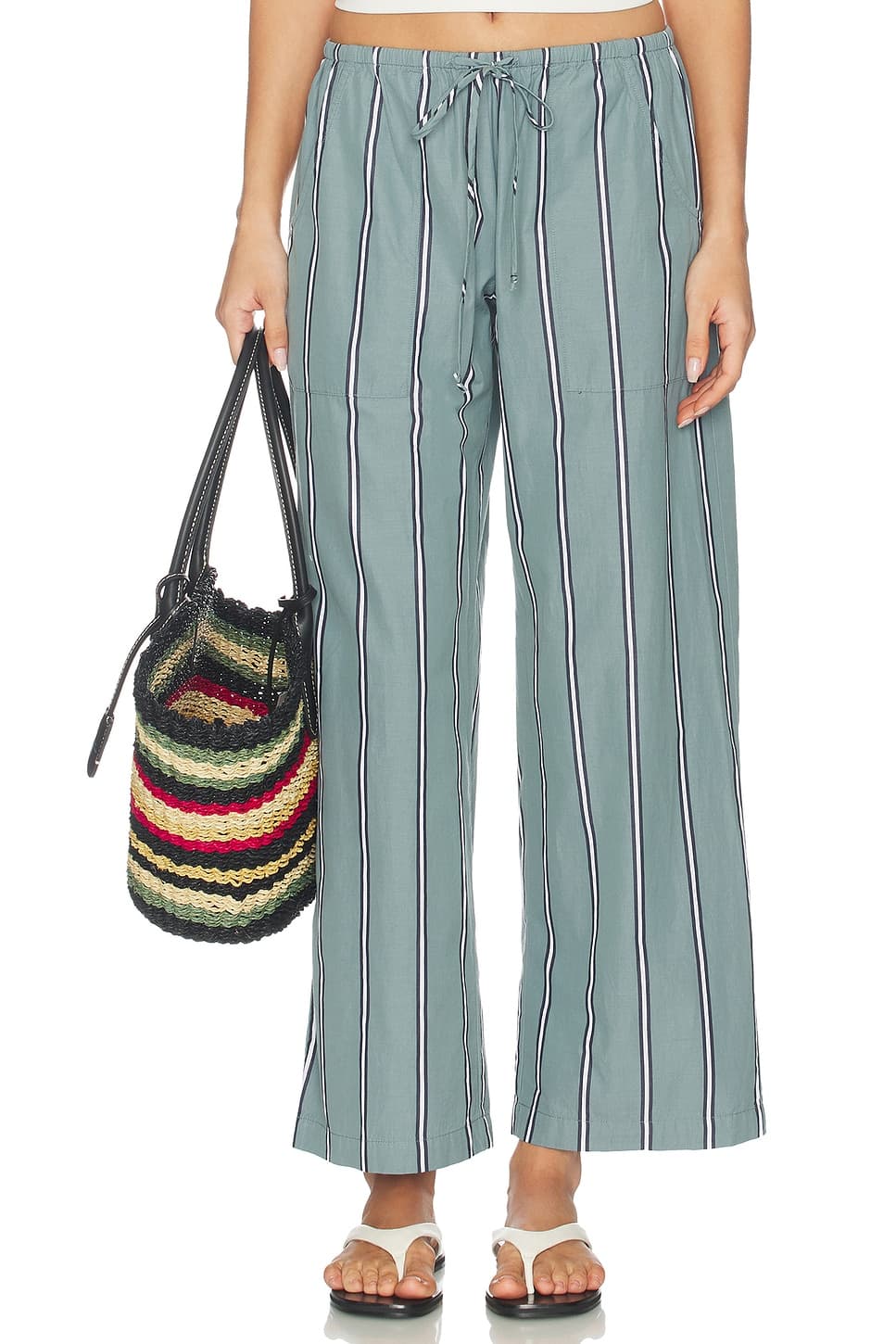 The Pop Stripe Drawstring Pant - image 1