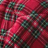 North Pole Trading Co. Mink To Sherpa Reversible Comforter - Red Plaid - image 1