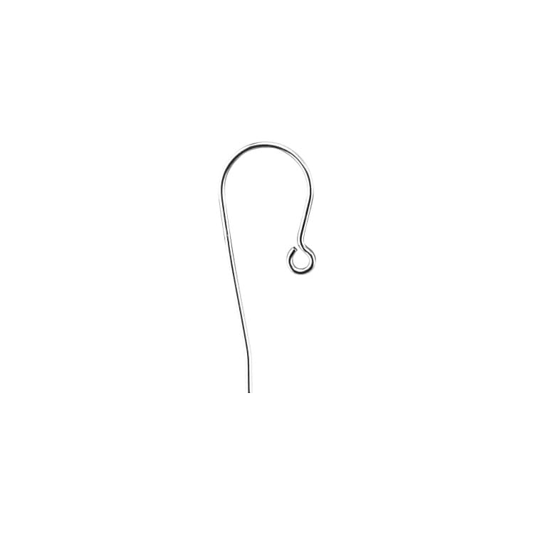French Earwires Plain - Sterling Silver - image 1
