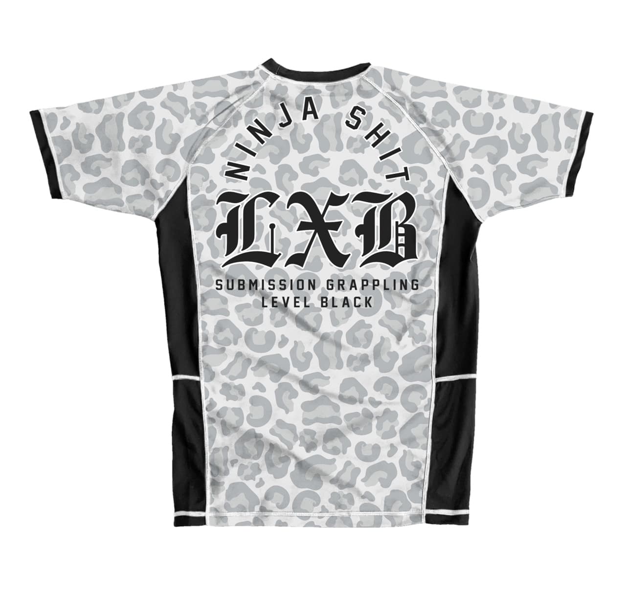 NINJA SHIT V3 WHITE RASH GUARD - image 1