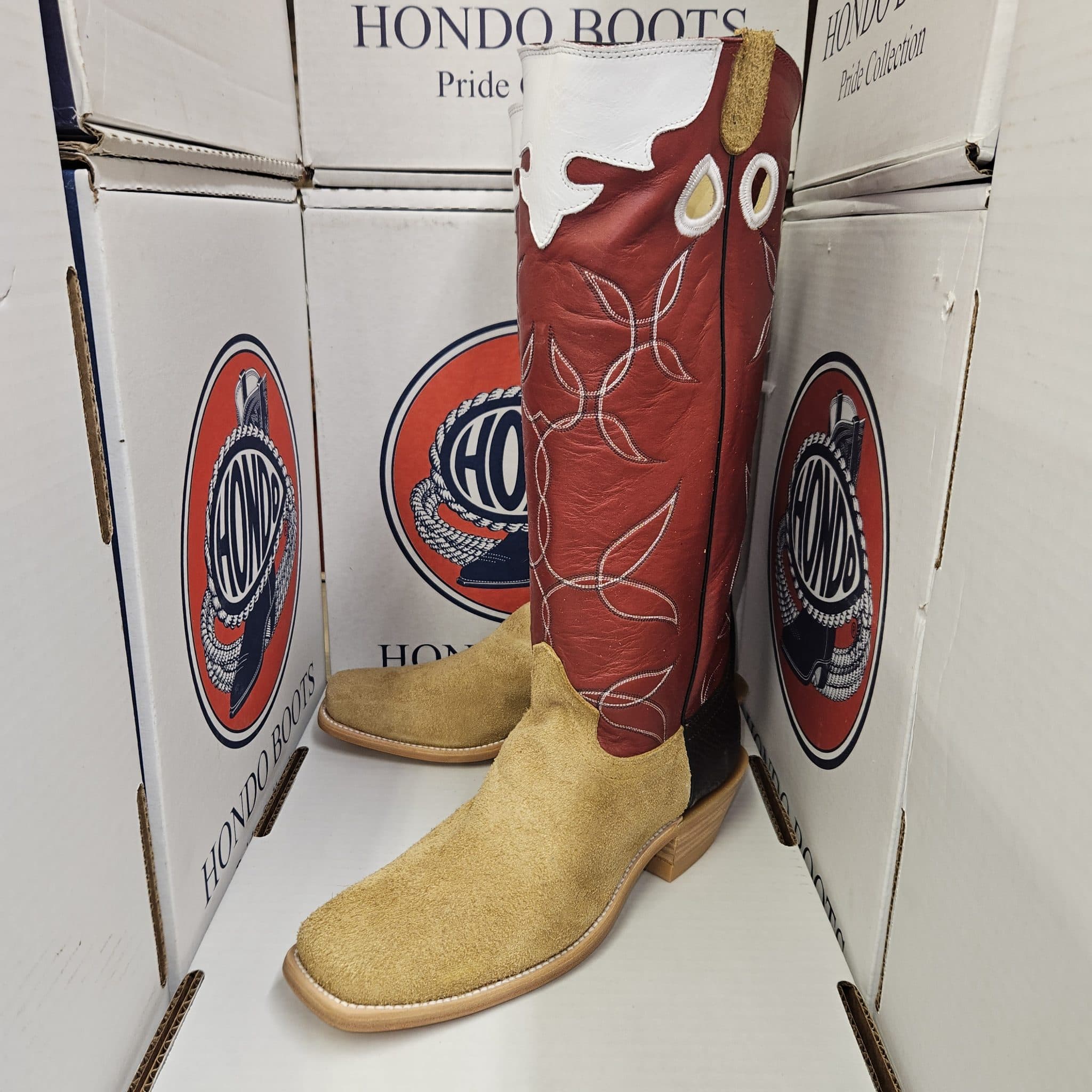 Hondo Boots 2230 Maple Rough-Out - image 1