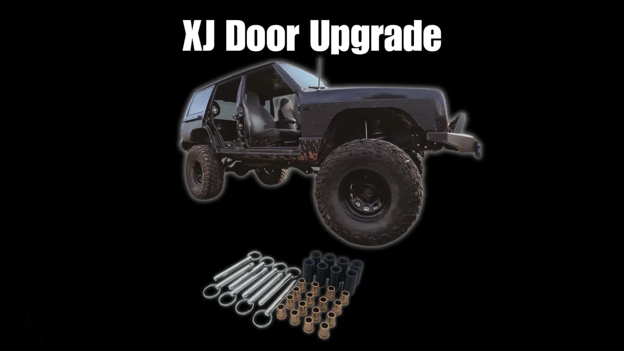 Jeep XJ Door Hinge Upgrade Kit - Fix Broken Doors - Lots Of Projects - image 1