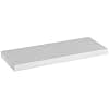 LOLAhome Set de 2 Baldas Flotantes de Madera Blancas 60x23 cm - image 1