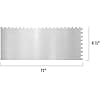 QEP Comfort Grip Stainless Steel Masonry Trowel Square Notch 1/4" x 1/4" x 1/4" - image 1
