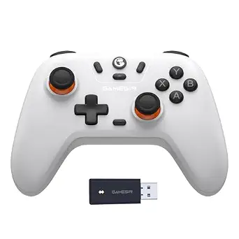 GameSir Nova Lite 2.4g Wireless Controller for Windows PC, iPhone, Android, Switch & Steam Deck, Bluetooth Controller Gamepad with Hall Effect Trigger, Turbo, Rumble Vibration (White) - image 1