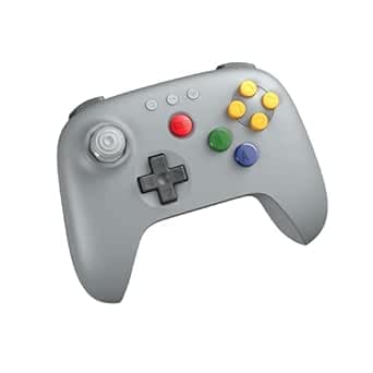 8BitDo 64 Bluetooth Controller for Analogue 3D, Switch, Switch 2, Windows, and Android (Grey) - image 1
