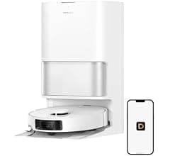 DREAME L40 Ultra Gen 2 Robot Vacuum and Mop with 25,000Pa Suction, Extendable Side Brush and Mop, All-in-One Self-Cleaning Dock, Voice & App Control, White - image 1