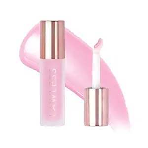 Lawless Forget the Filler Lip Plumping Line Smoothing Gloss - Strawberry Milkshake - Premium Volumizing Lip Gloss with Natural Ingredients Designed to Plump, Firm, and Hydrate Lips 0.11 oz - image 1