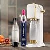 SodaStream Art Sparkling Water Maker (White/Gold) with CO2 Cylinder and 1L Carbonating Bottle - image 1
