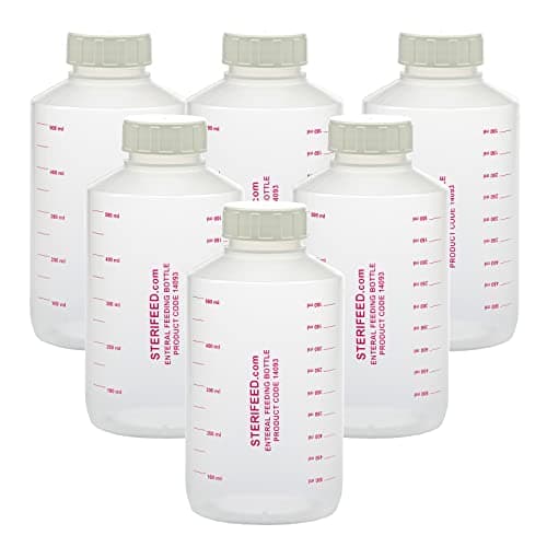 Sterifeed Baby Bottle, Enteral Feeding Bottle, Sterile, Reusable 500ml, Pack of 6 - image 1