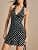Floerns Women's Sleeveless Halter Backless Tie Back Floral Bodycon Mini Dress - image 1