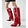 Ankis Fold Over Knee High Boots for Women Chunky Heels Pointed Toe with Side Zipper Long Tall Boots - image 1