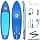 iROCKER Cruiser 8.0 Inflatable Stand Up Paddle Board Premium SUP and Accessories - Beginner Friendly - Extra Wide Base - Tandem Capable - image 1