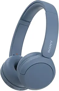 Auriculares Sony WH-CH520 Bluetooth inalámbricos con micrófono y hasta 50 horas de duración de batería con carga rápida, azul - image 1