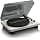 Lenco LS-50 with USB Turntable Port in Wooden Housing with Integrated Speakers and Integrated Amplifier 2 x 3 Watt - image 1