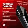 RockRose 20% Premium Carbon Car Window Tint Film 20 in x 100FT 2PLY Charcoal Privacy UV Heat Blocking Film - image 1