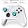 KontrolFreek Lotus Performance Thumbsticks for Xbox One and Xbox Series X Controller - 2 Medium Height Concave - Teal/Transparent - image 1
