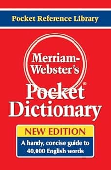 Merriam-Webster's Pocket Dictionary, Newest Edition, Flexibound - image 1