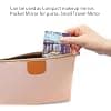 PDOZV 2 Pcs Square Pocket Mirror for Women, 2.8” PU Style Double Sided 1X/3X Magnifying Compact Mirror for Purse Travel (OP02Cn01) - image 1