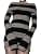 Kimydreama Women's Sexy Long Sleeve Bodycon Striped Mini Dress Off Shoulder Slash Neck Knitted Wrapped Sweater Dress - image 1