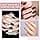 CANNI 9ml Hema-Free White Black Fall Gel Nail Polish Set - 6 Pcs White Black Nude Pink Brown Fall Colors Gel Polish Kit - image 1
