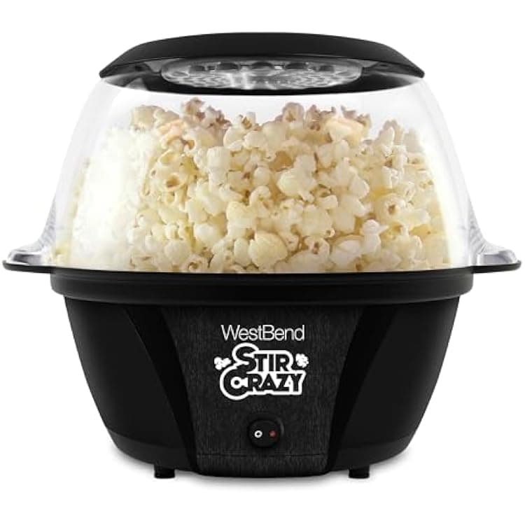 West Bend 82707B Stir Crazy Hot Oil Popcorn Popper - image 1