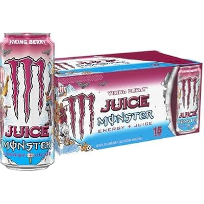 Monster Energy Juice Viking Berry Energy Drink 16oz Pack of 15 - image 1