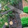 Frocopo 6-Inch Flexible Double-Edge Japanese Pull Hand Saw with Non-Slip Wooden Handle - image 1
