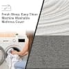 Twirest Double Memory Foam Mattress, Medium Firm, Breathable Removable Cover, 135x190x20cm - image 1