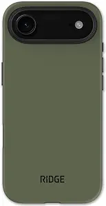 Ridge Everyday Phone Case Compatible with iPhone 17 AIR - Matte Olive - image 1