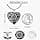 Fanery Sue Personalized Vintage Heart Locket Necklace - image 1