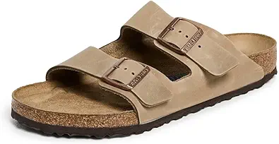 Birkenstock Unisex Arizona Soft Footbed Sandal, Tobacco Oiled Leather, 41 M EU/10-10.5 B(M) US Women/8-8.5 B(M) US Men - image 1