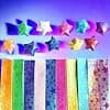 BFLCTTBD Glitter Origami Star Paper Strips 530 Sheets - image 1