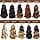 French Curly Braiding Hair 16 Inch 8 Packs - Pre Stretched Bouncy Braiding Hair- Loose Wavy Synthetic Hair Extensions for Black Women (16 inch 8 packs, 4#) - image 1