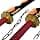 Ziqing Demon Katana Sword Real Metal Uzui Tengen Katana Anime Cosplay Sword 30 inches - image 1