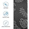 Feelyou Black Damask Pattern Area Rug 6'6" x 4'11" (Rectangular) - image 1