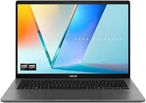 ASUS Vivobook S14 M3407HA Metal Laptop 14.0" WQXGA 2.5K Screen AMD Ryzen 9 2700U 32GB RAM 1TB SSD Backlit UK Keyboard Windows 11 - image 1