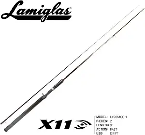 Lamiglas - X-11 Graphite - Salmon & Steelhead Fishing Rod - image 1