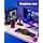 LENRUE Computer Speakers for Desktop Monitor with USB/USB-C Power, Loud Stereo Sound, and Headphone Jack (Black) - image 1