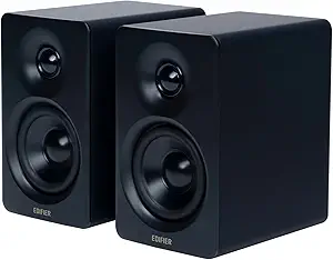 Edifier M60 Multimedia Speaker Bluetooth 5.3, 66W RMS, Hi-Res Audio & Hi-Res Wireless Audio, LDAC,3" Mid Bass & 1" Tweeter, USB-C & Aux Inputs, Compact Desktop Speaker – Black - image 1