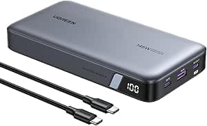 UGREEN 145W Laptop Power Bank 25000mAh PD3.0 Fast Charger with 3 Ports for MacBook Pro, Dell XPS, iPad, iPhone 17 Series, Galaxy S25 Ultra, DJI Drone - image 1